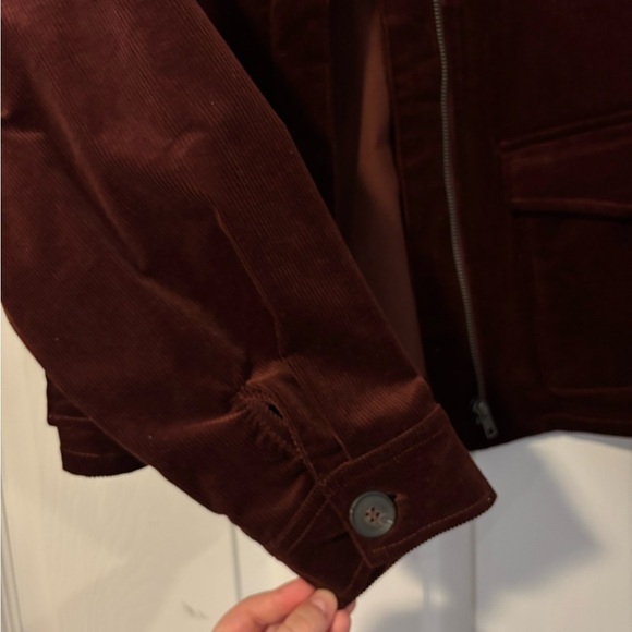 MELLODAY Corduroy Jacket and Skirt set in Burg - Picture 7 of 8